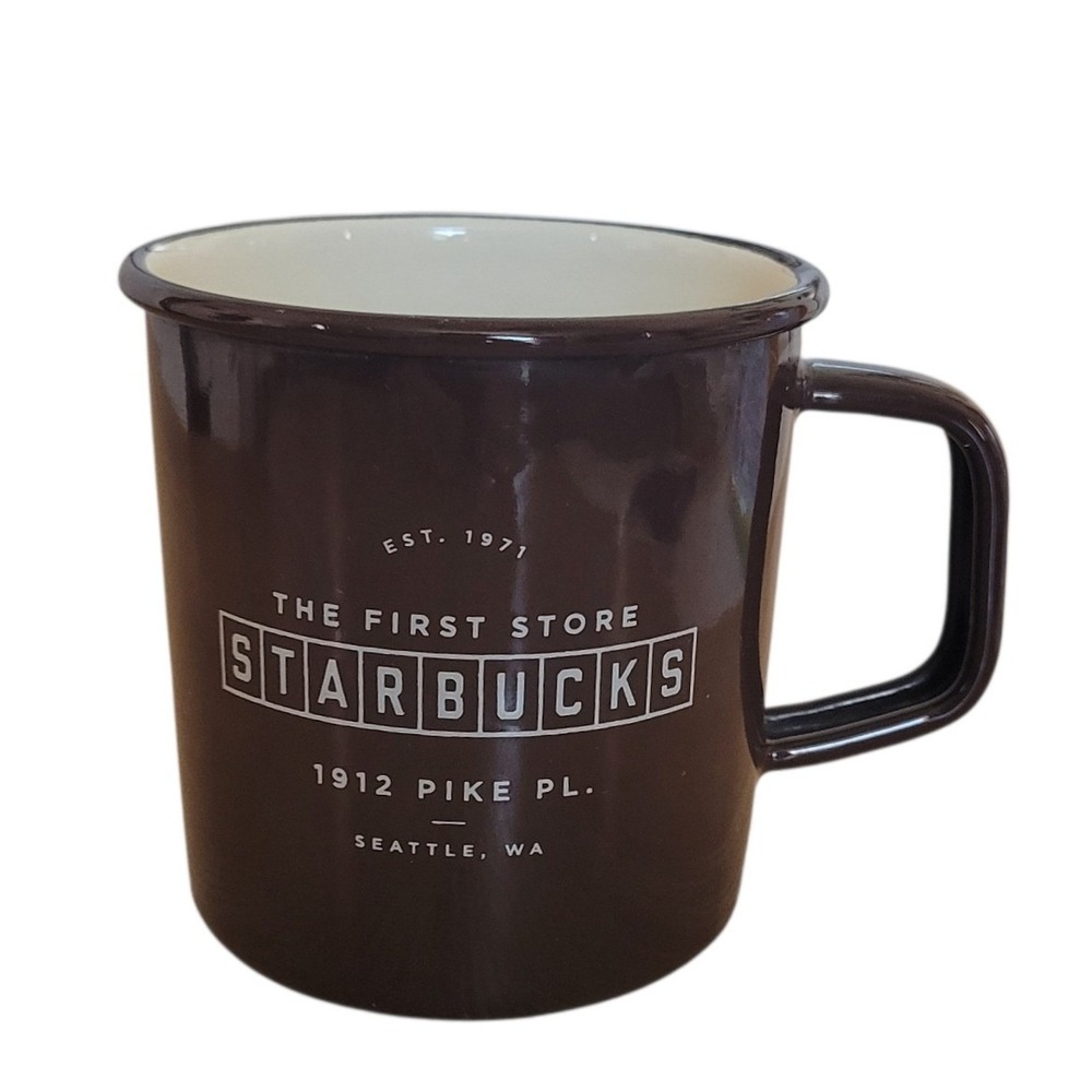 Starbucks The First Store Pike Place Seattle Brown Coffee Mug 14oz 2017
HG8572